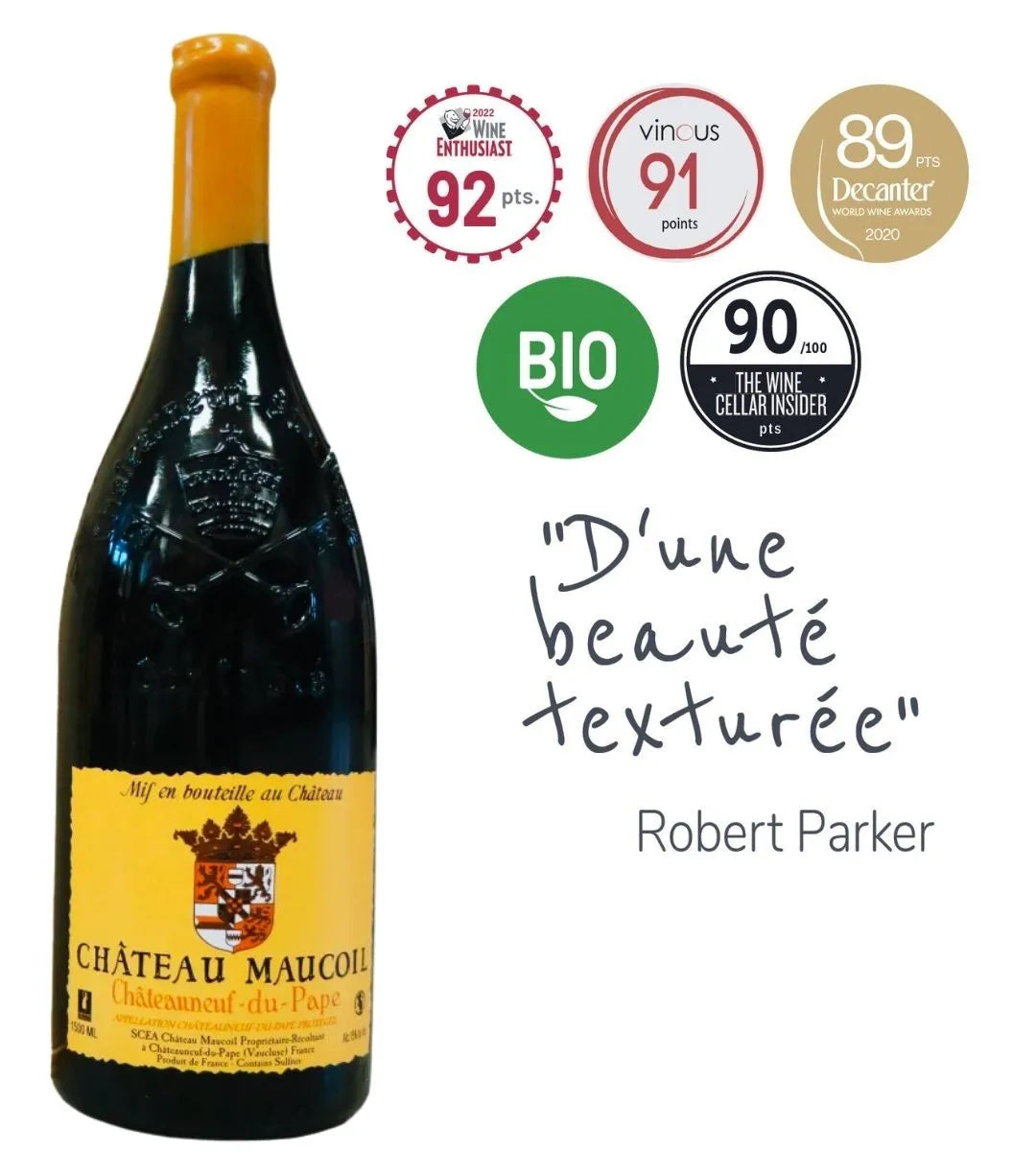 Chateau Maucoil Chateauneuf du pape Tradition 2020 Magnum