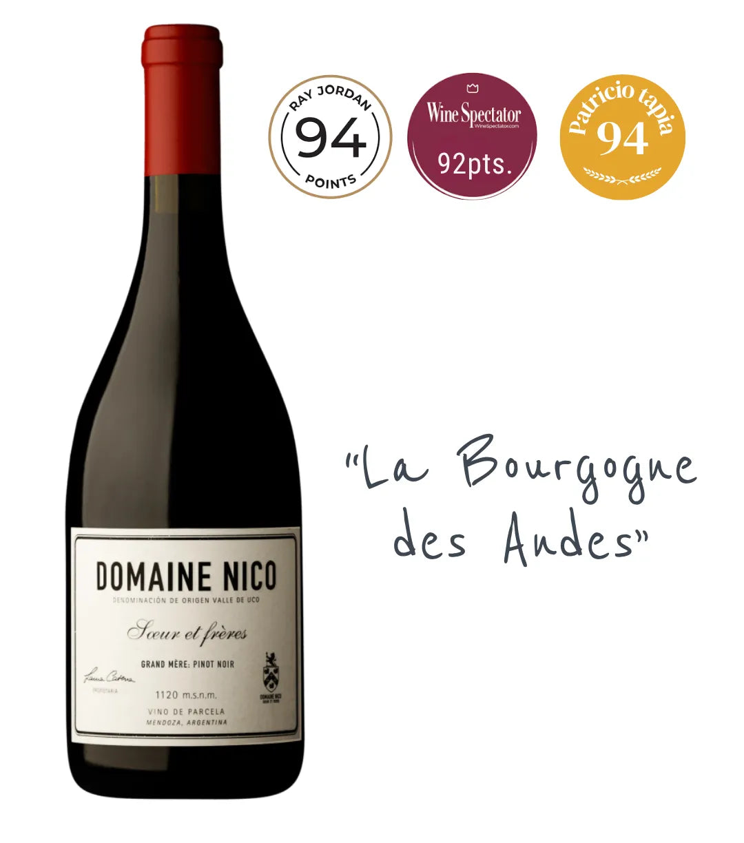 Domaine Nico Soeur et Freres Grand MerePinot Noir 2022