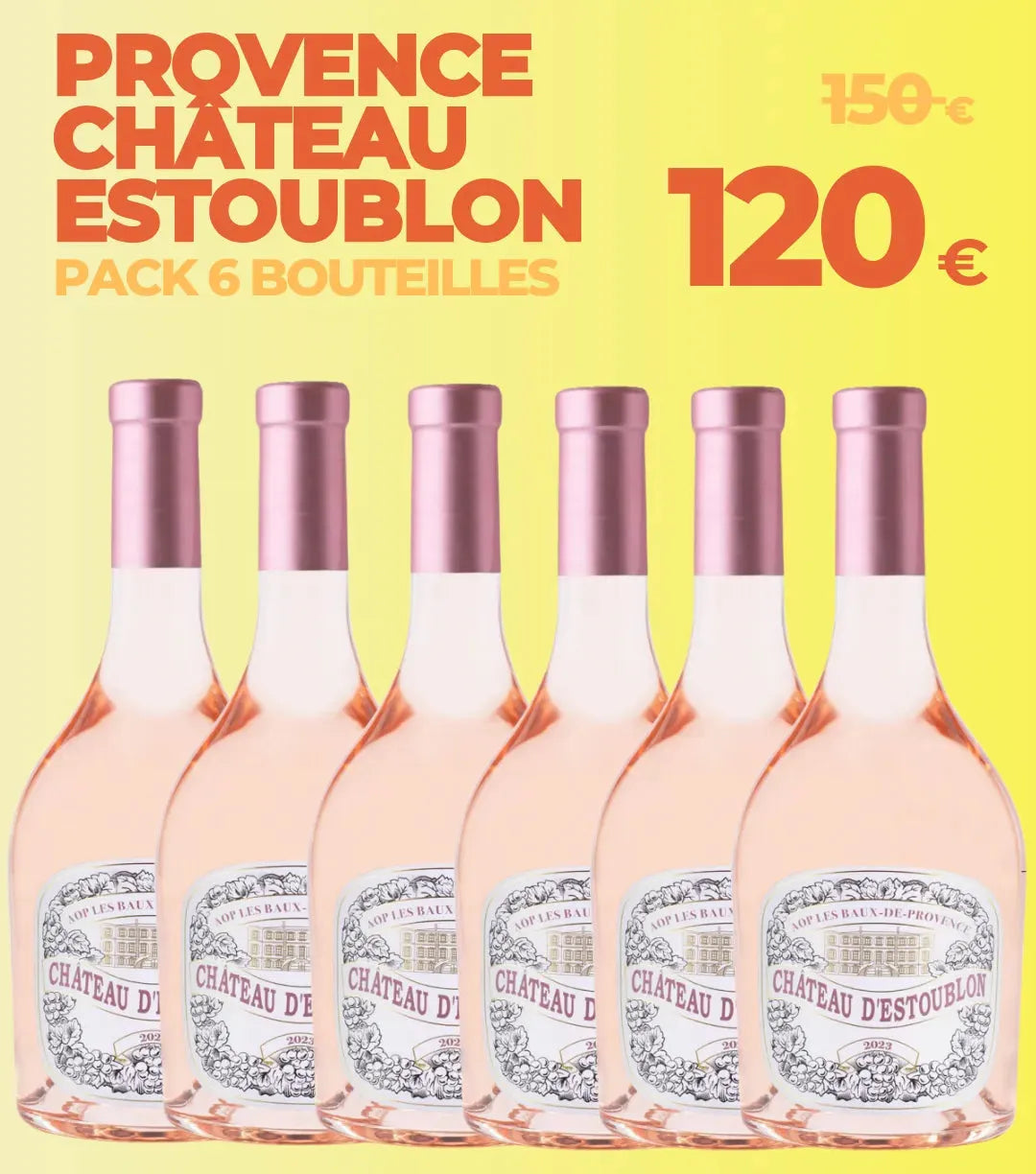 Château d'Estoublon 2023 Rosé Case