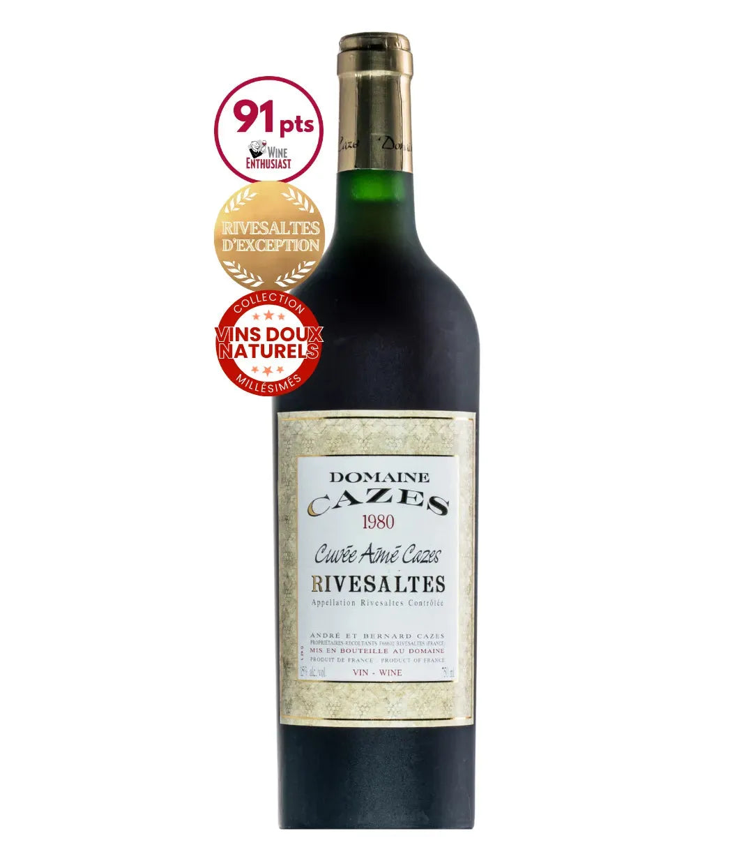 Rivesaltes Ambré 1980 Cuvée Aimé Cazes Domaine Cazes