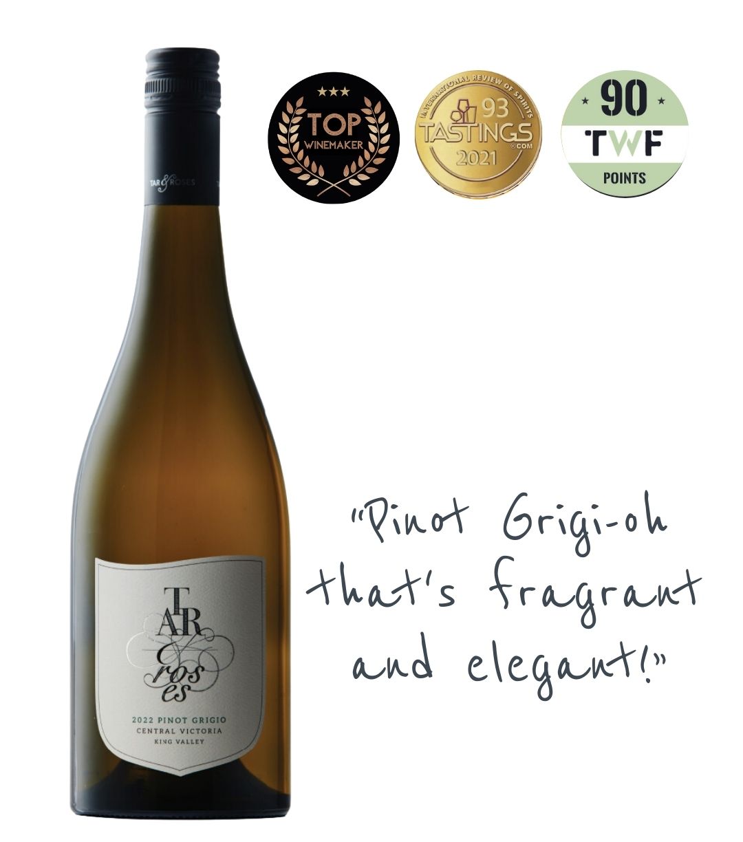 Tar Roses Pinot Grigio Central Victoria King Vallet 2022