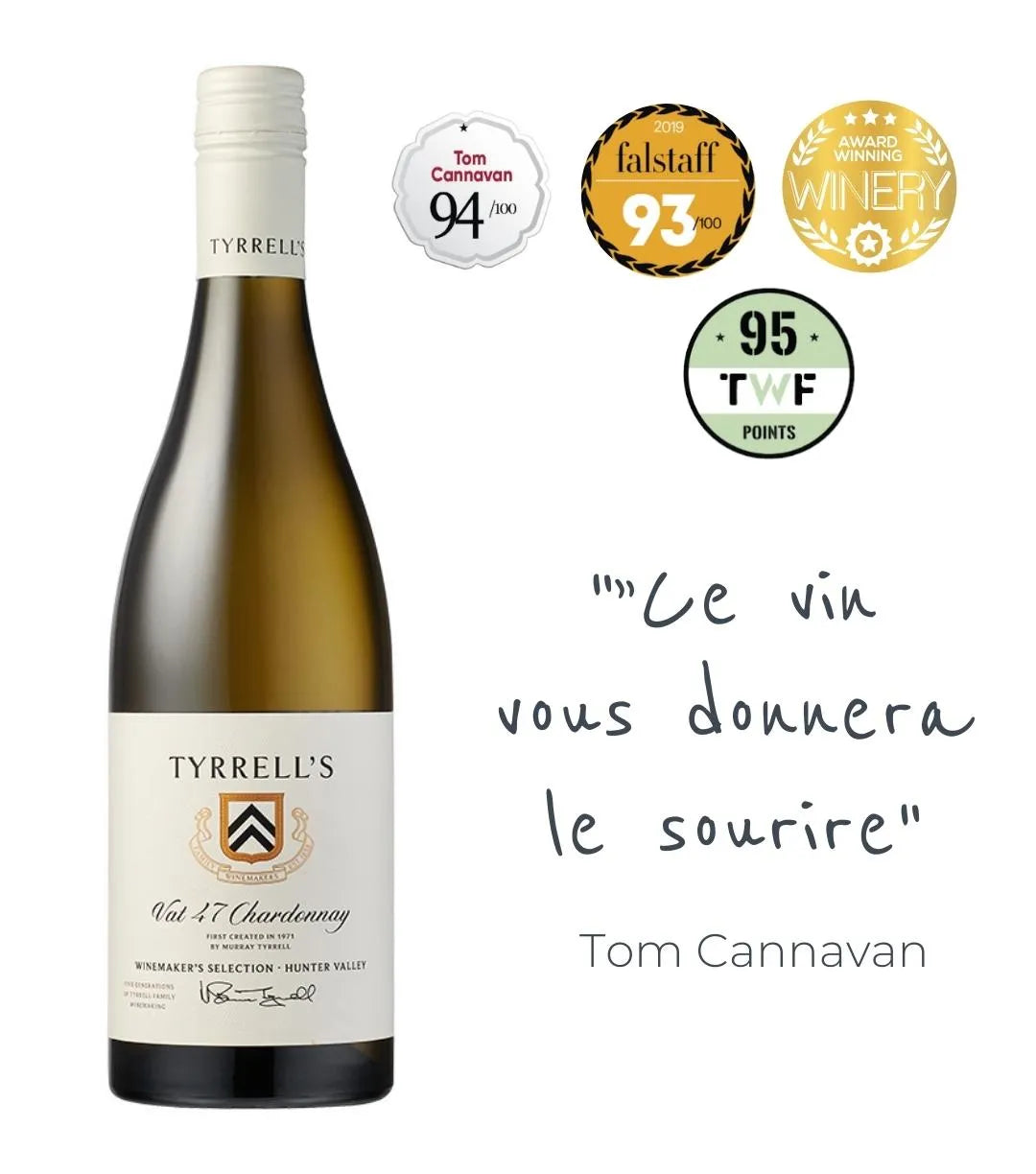 Tyrrell's, Winemaker Selection, 'Vat 47' Chardonnay 2021