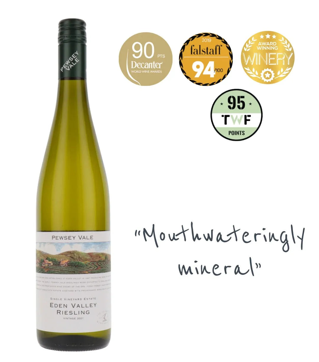Pewsey Vale, 'Single Vineyard Estate' Riesling 2020 Magnum