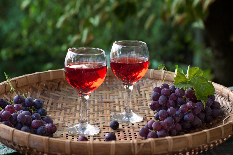 vin rouge léger