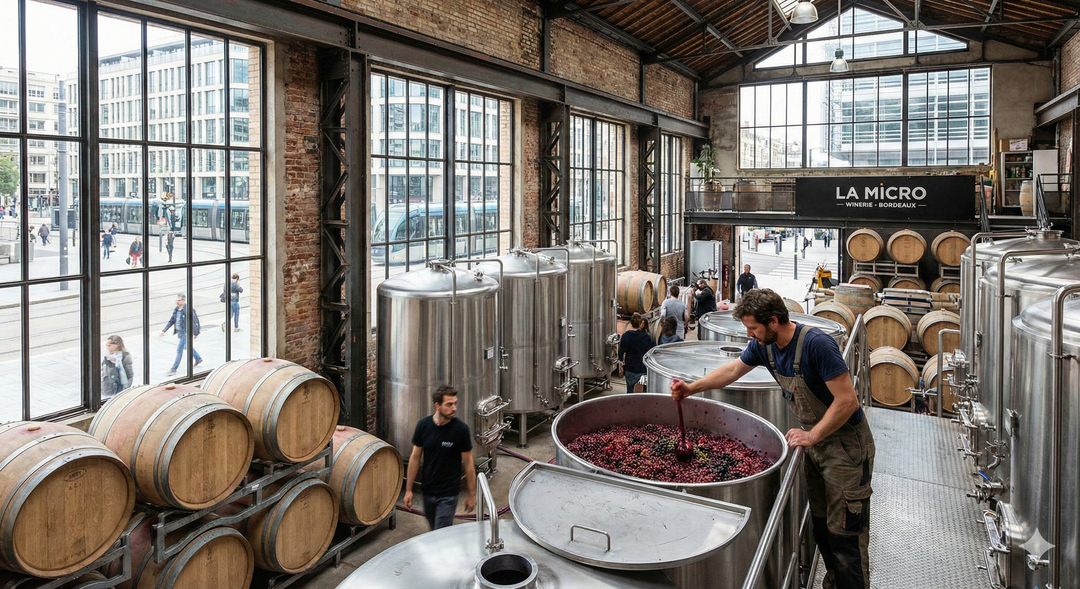 Vin urbain : quand le vin se fait en ville