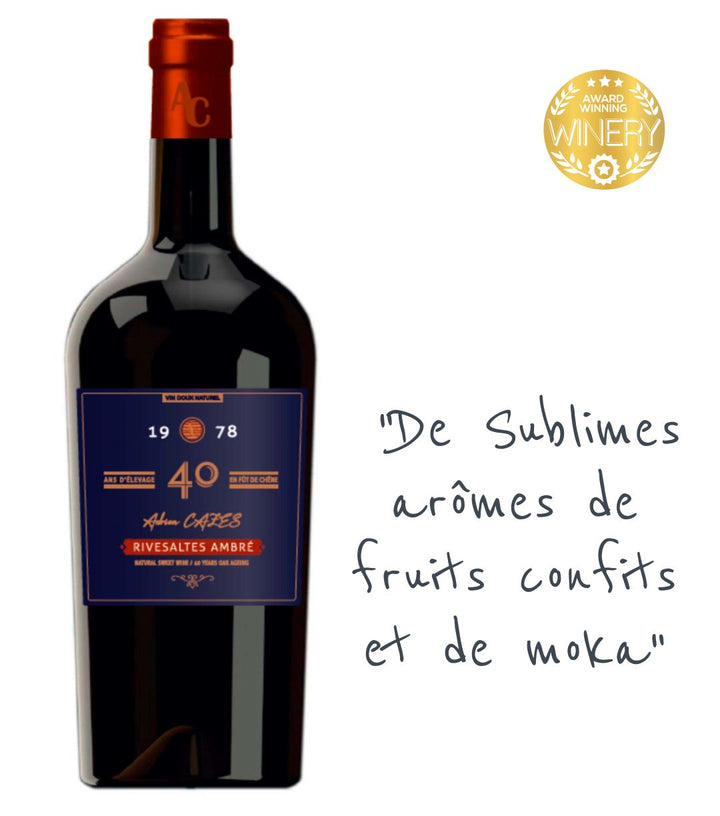 Cuvée Adrien Cazes, Rivesaltes Ambré 1978