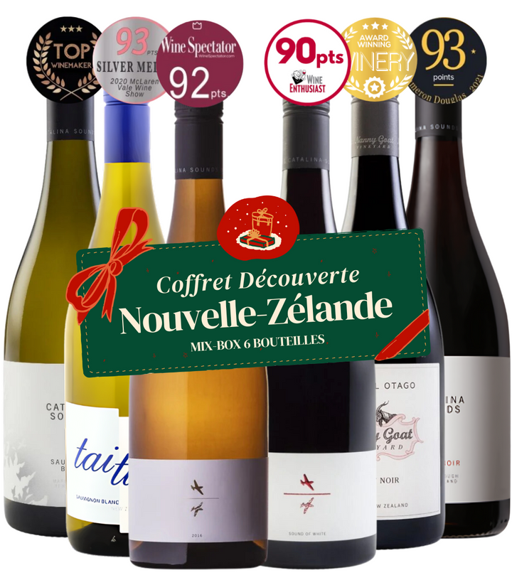 Coffret Découverte Vins de Nouvelle-Zélande (6x75cl)