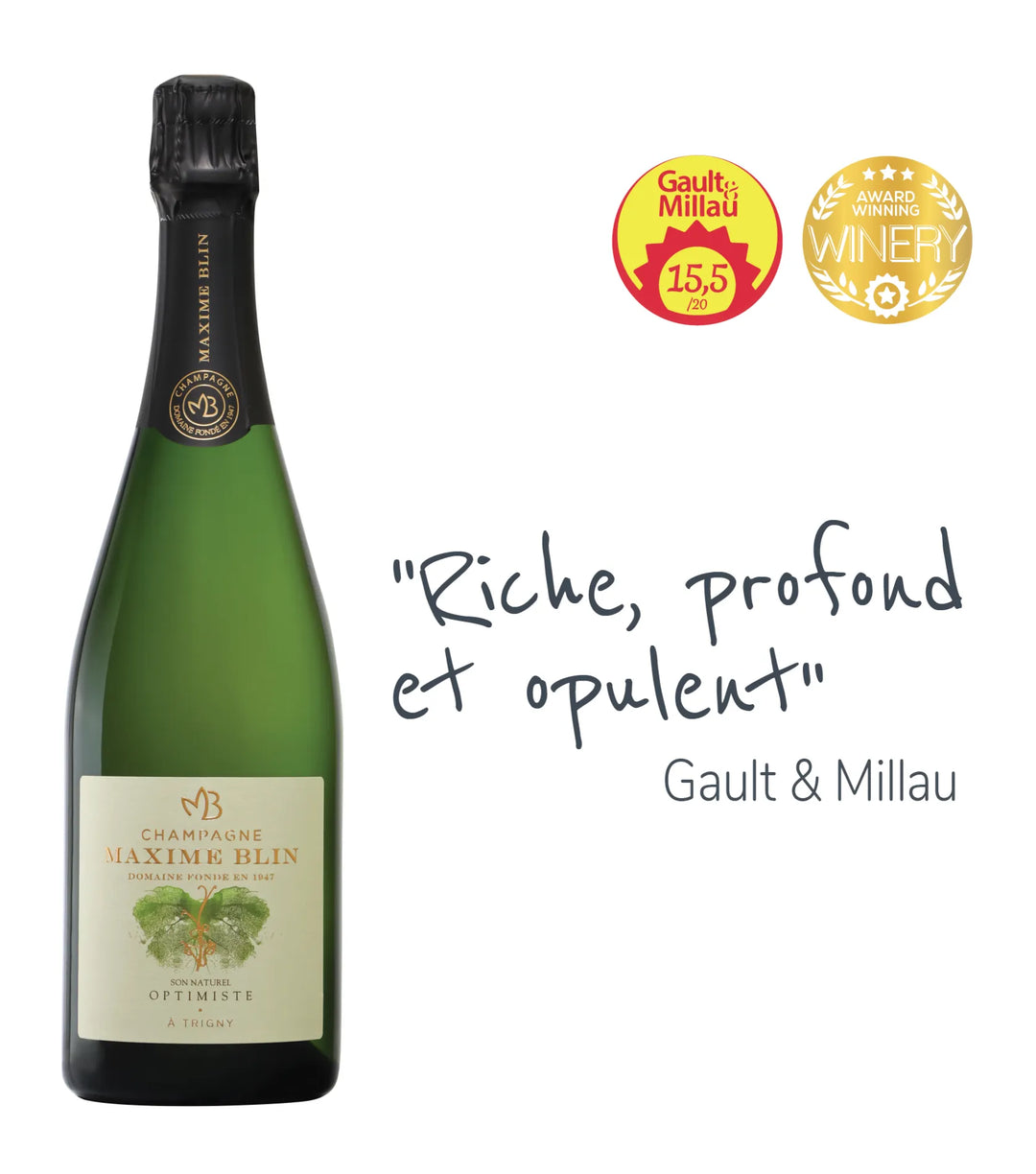 Champagne Maxime Blin Cuvée L'optimiste 