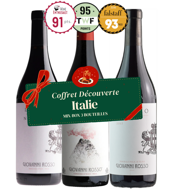 Coffret Découverte des Vins d'Italie (3x75cl)