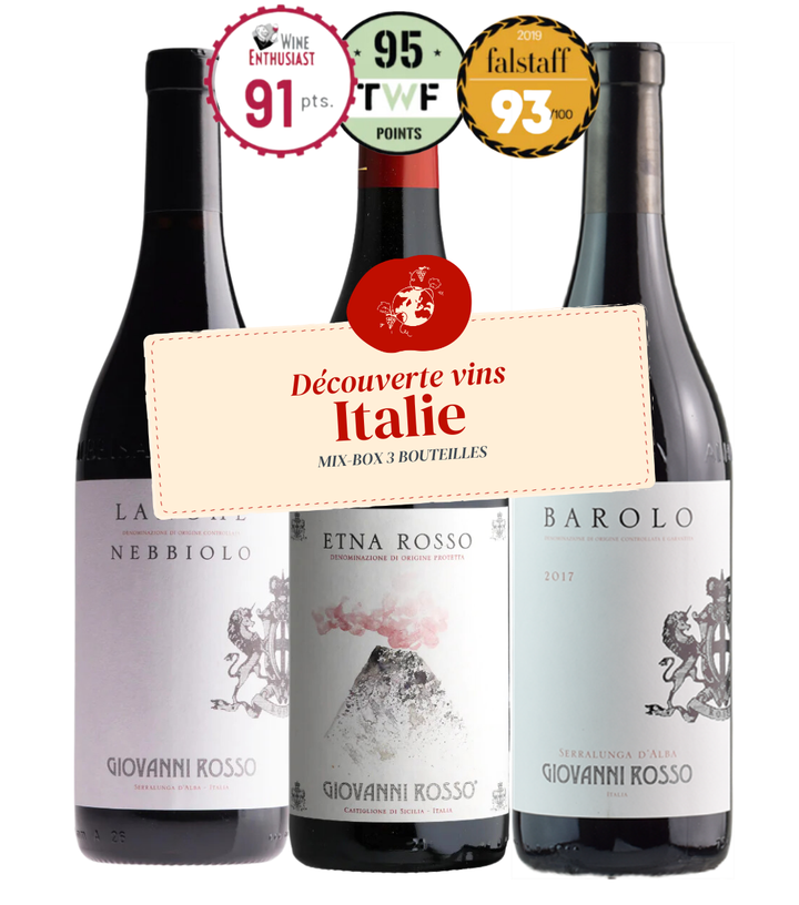 Coffret Découverte des Vins d'Italie (3x75cl)