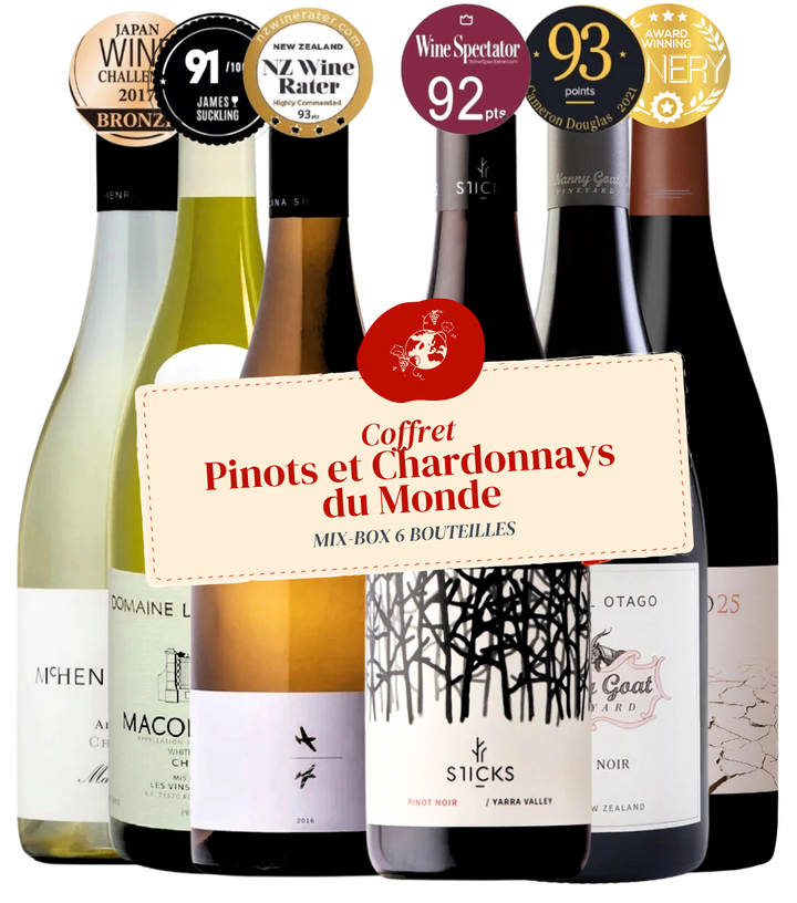 Coffret Pinots & Chardonnays du Monde