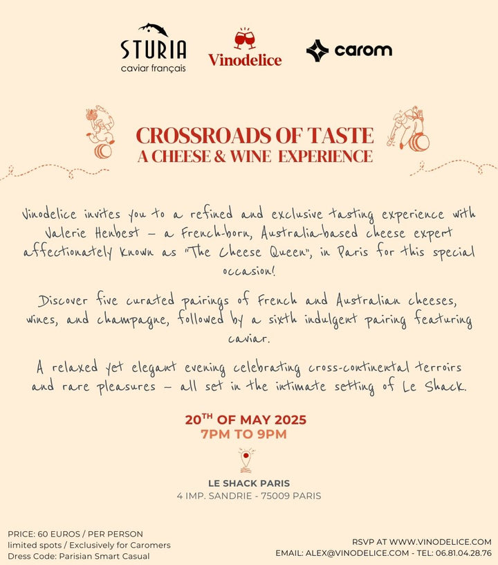 Crossroads of Taste – A Cheese & Wine Experience, Paris - 20th of May 2025