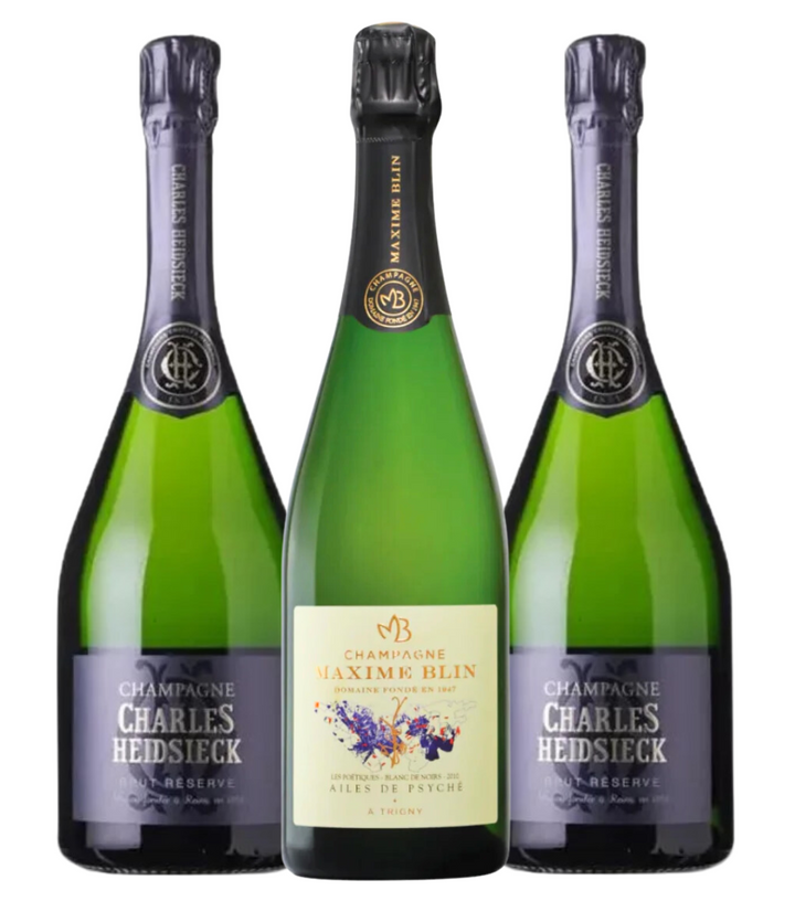 Coffret Champagne Expérience bulles (3x75cl)