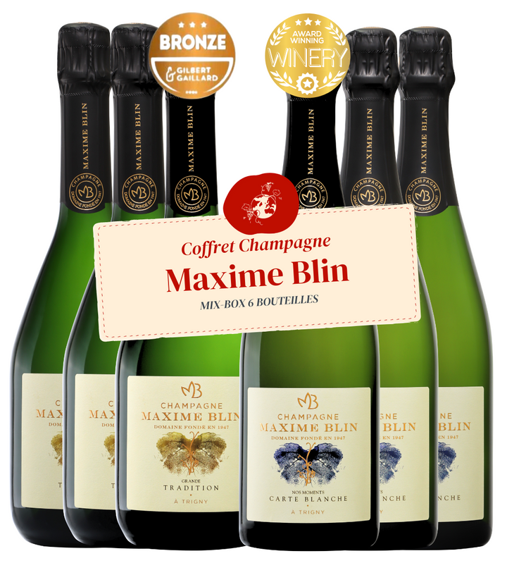 Coffret Artisan Champagne Maxime Blin (6x75cl)