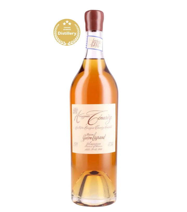 Armagnac Tenareze Baron Gaston Legrand 1980