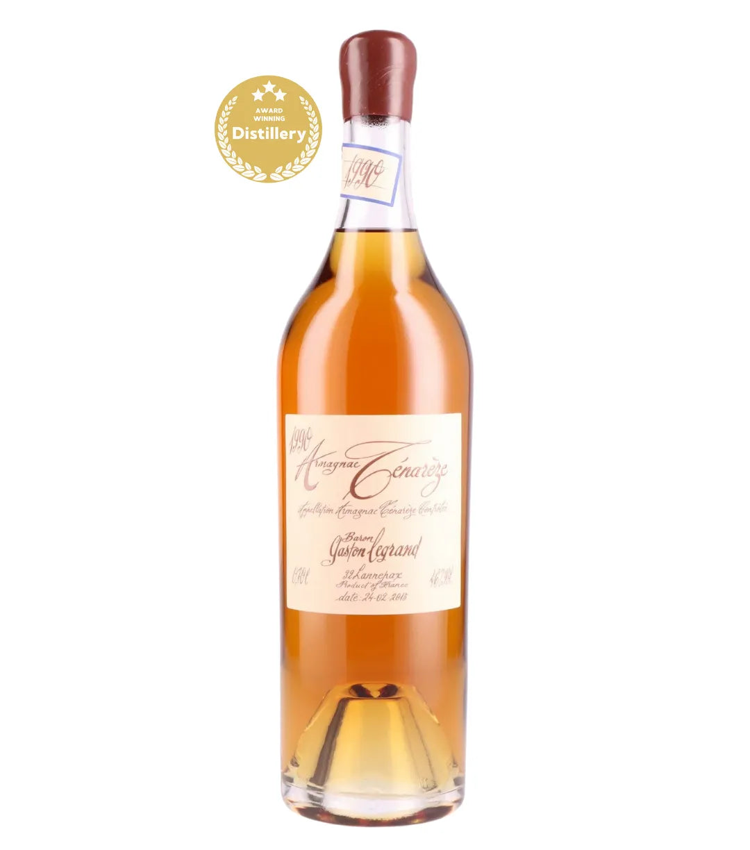 Armagnac Tenareze Baron Gaston Legrand 1990