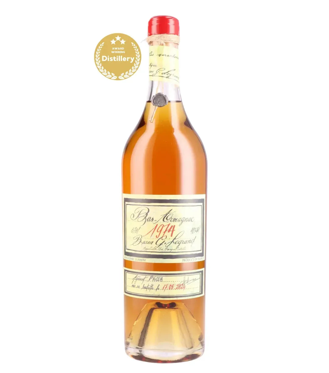 Bas Armagnac Baron Gaston Legrand 1974