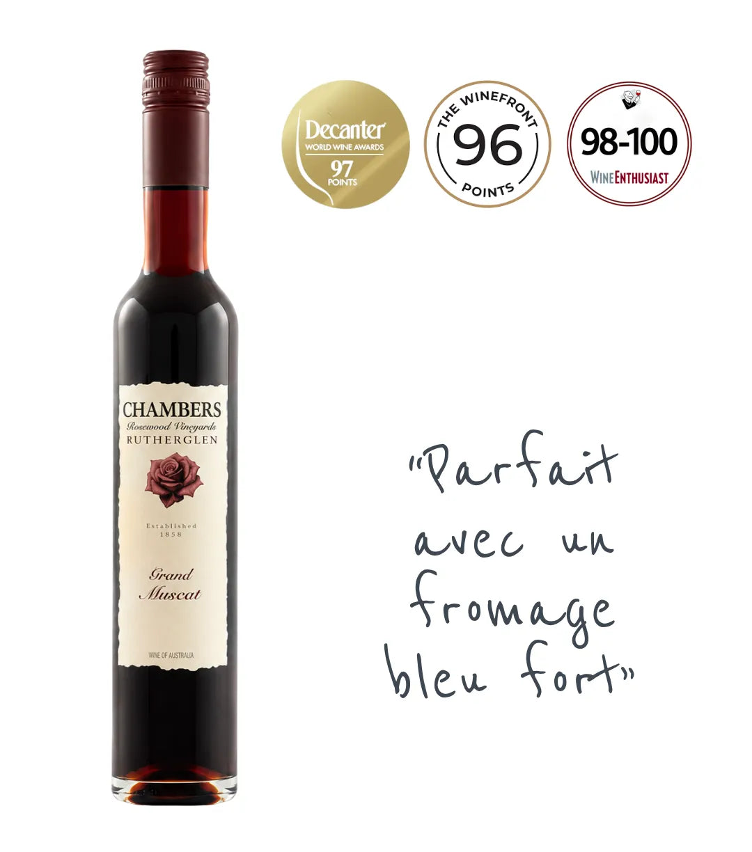 Chambers Rosewood Grand Muscat (375ml) NV