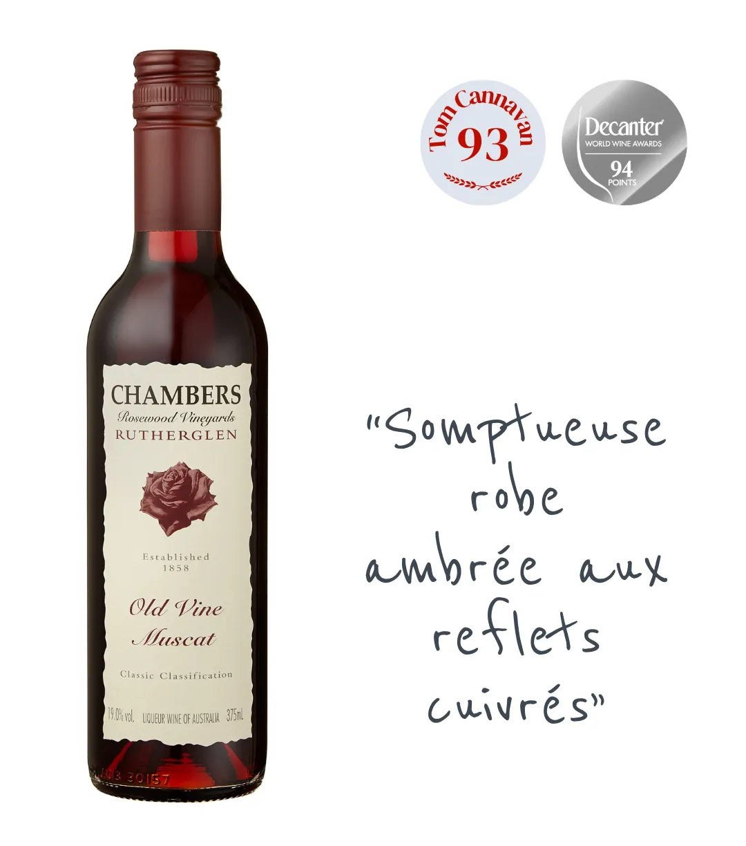 Chambers Rosewood Old Vine Muscat (375ml) NV