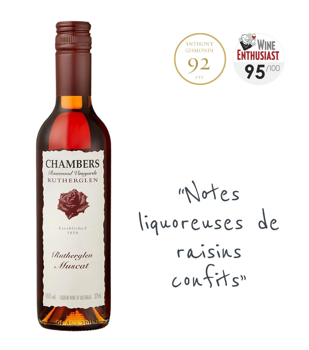 Chambers Rosewood Rutherglen Muscat (375ml) NV