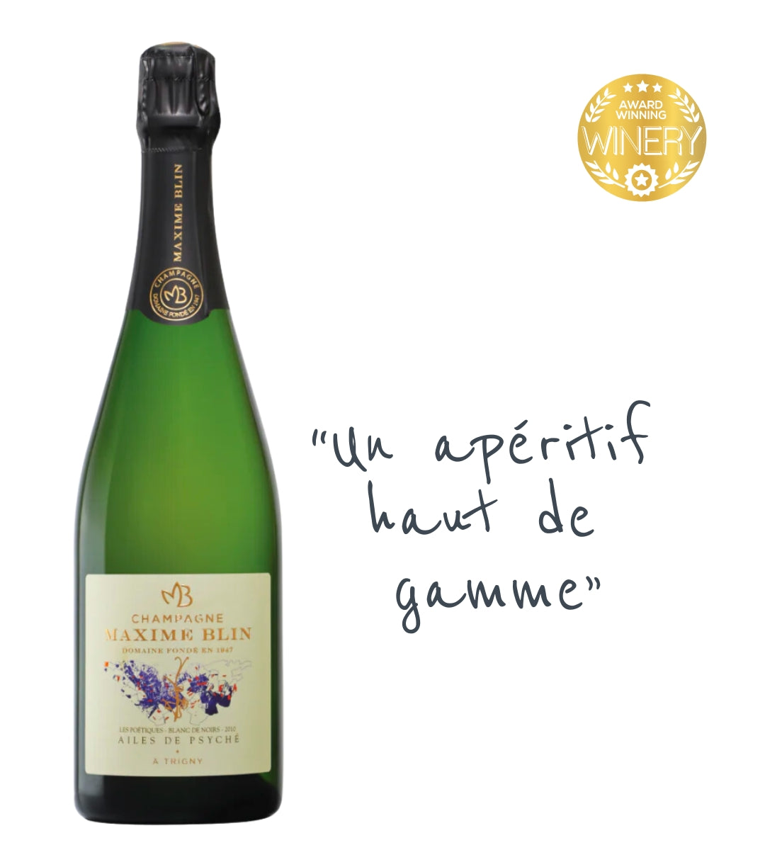 Champagne Maxime Blin, 'Ailes de Psyché' Blanc de Noirs 2012