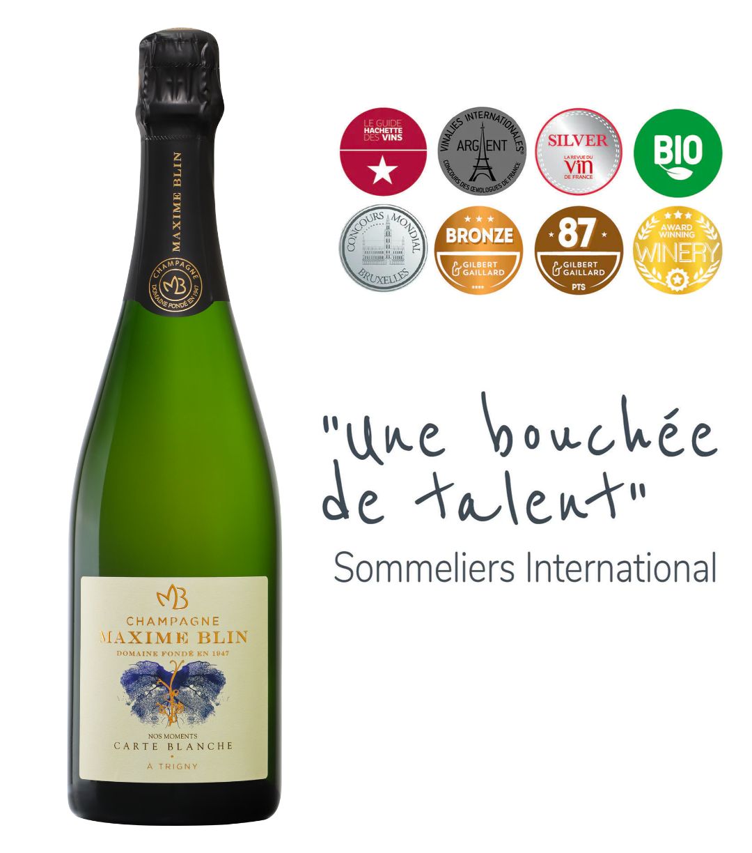 Champagne Maxime Blin Cuvée Carte Blanche Nos Moments MAGNUM