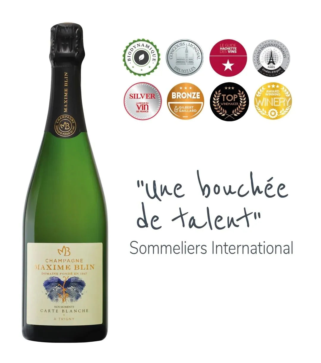 Champagne Maxime Blin Cuvée Carte Blanche Nos Moments 