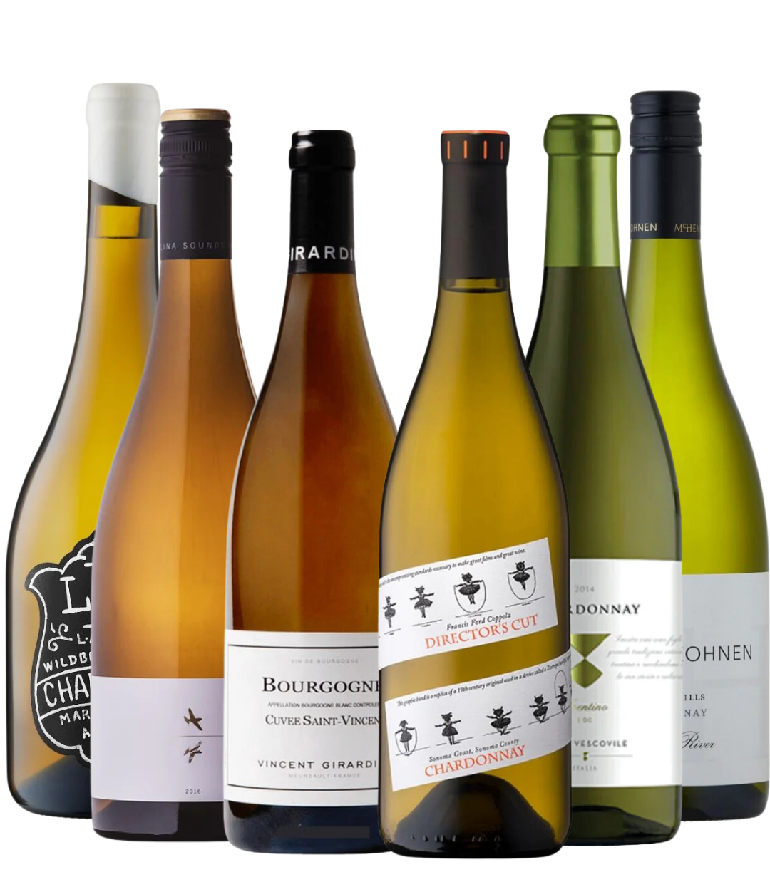 6 bouteilles de chardonnays 