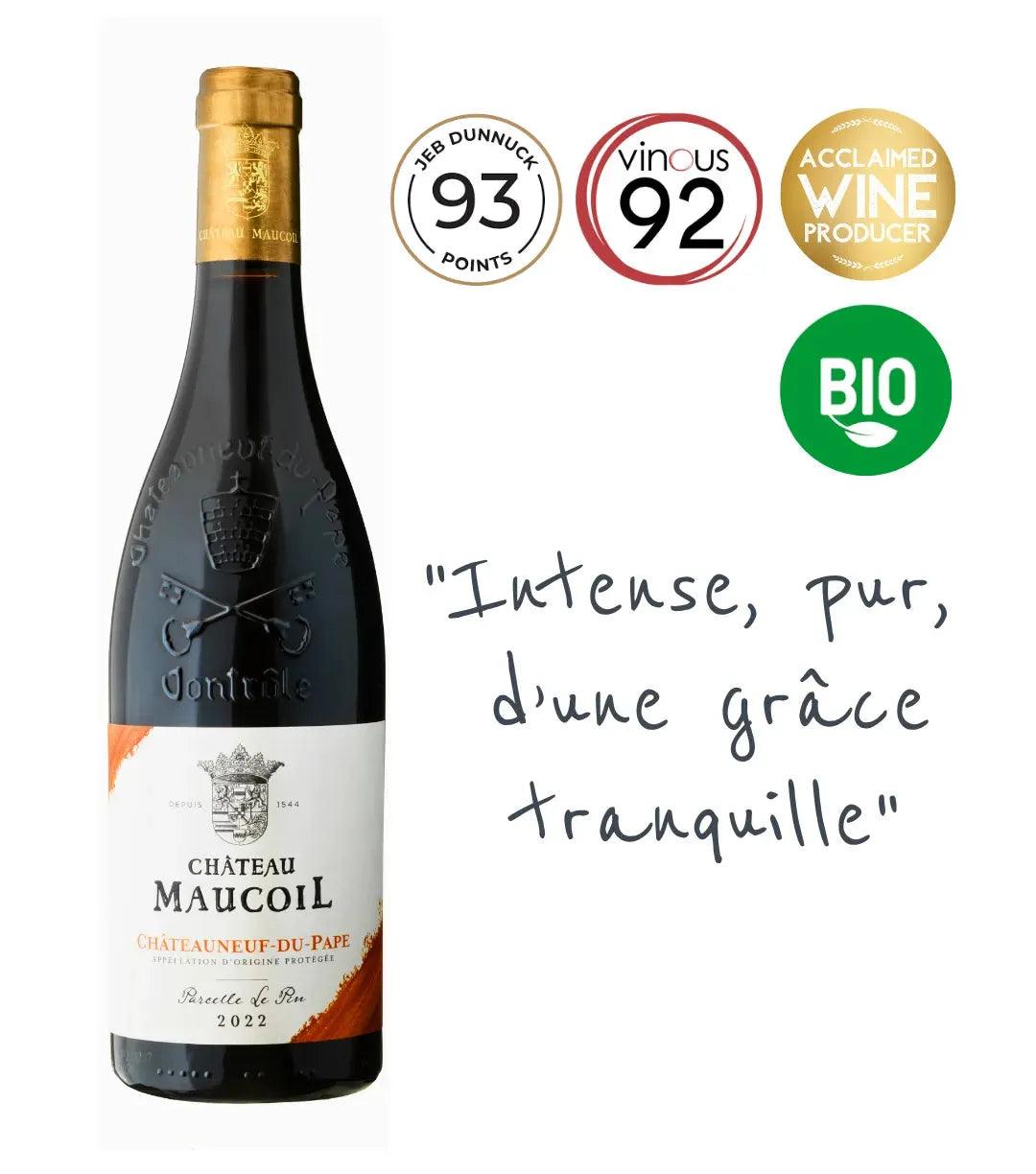Chateau Maucoil, Châteauneuf-du-Pape, Parcelle Le Pin 2022