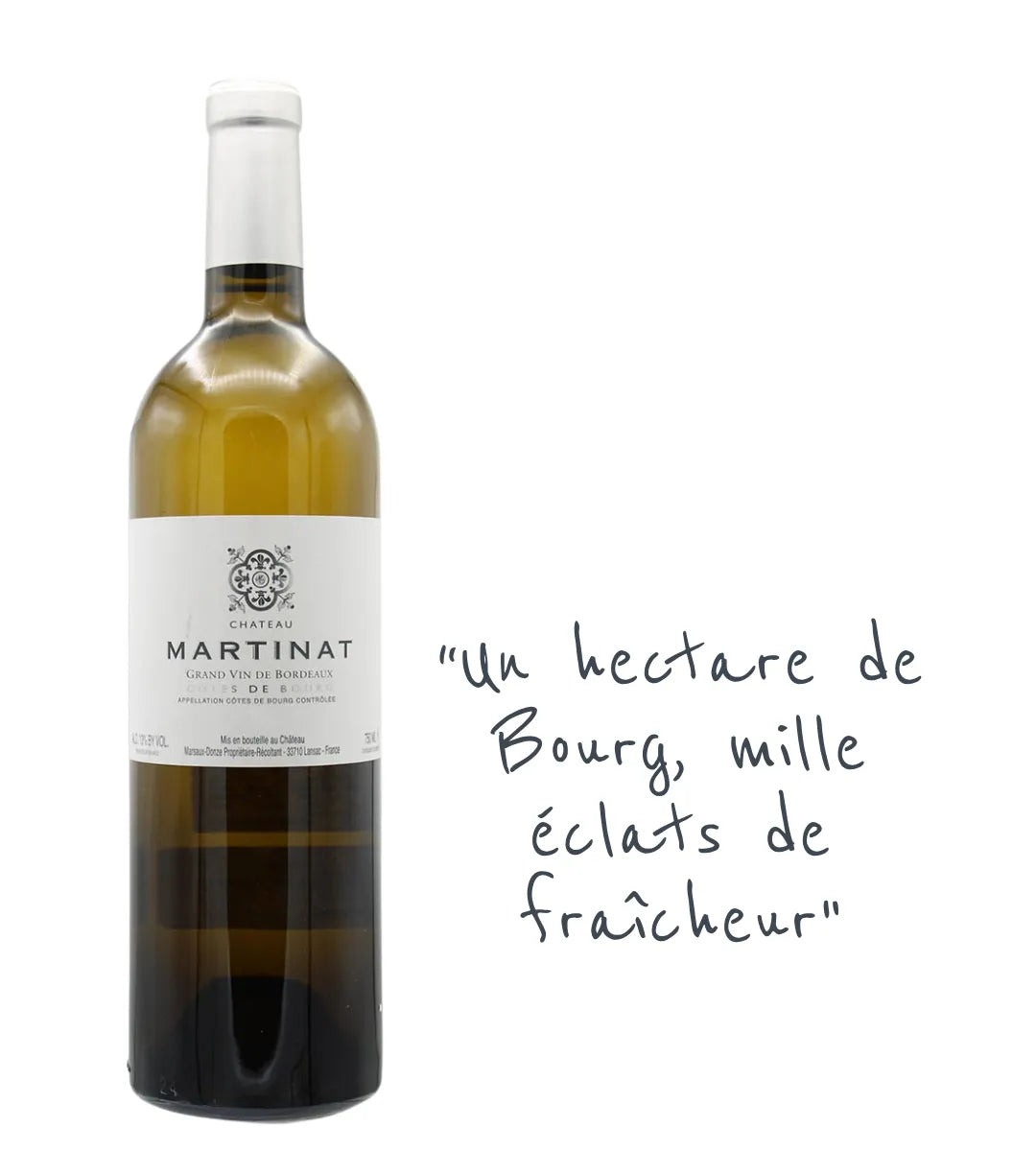 Chateau Martinat Le Blanc Cotes de Bourg 2024