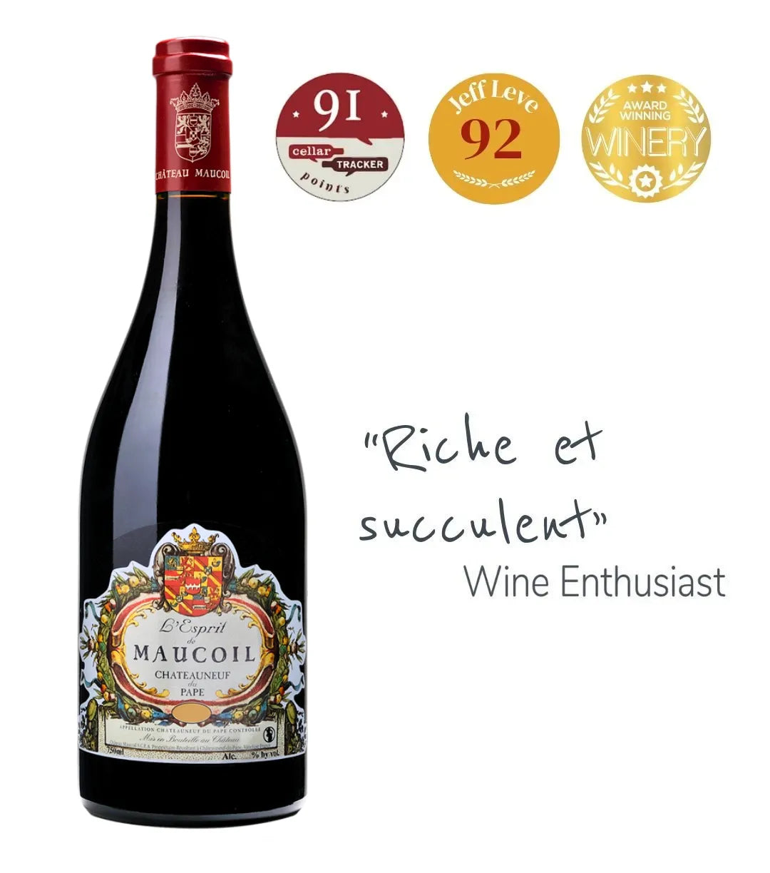 Chateau Maucoil Chateauneuf du Pape Esprit 2013 Magnum