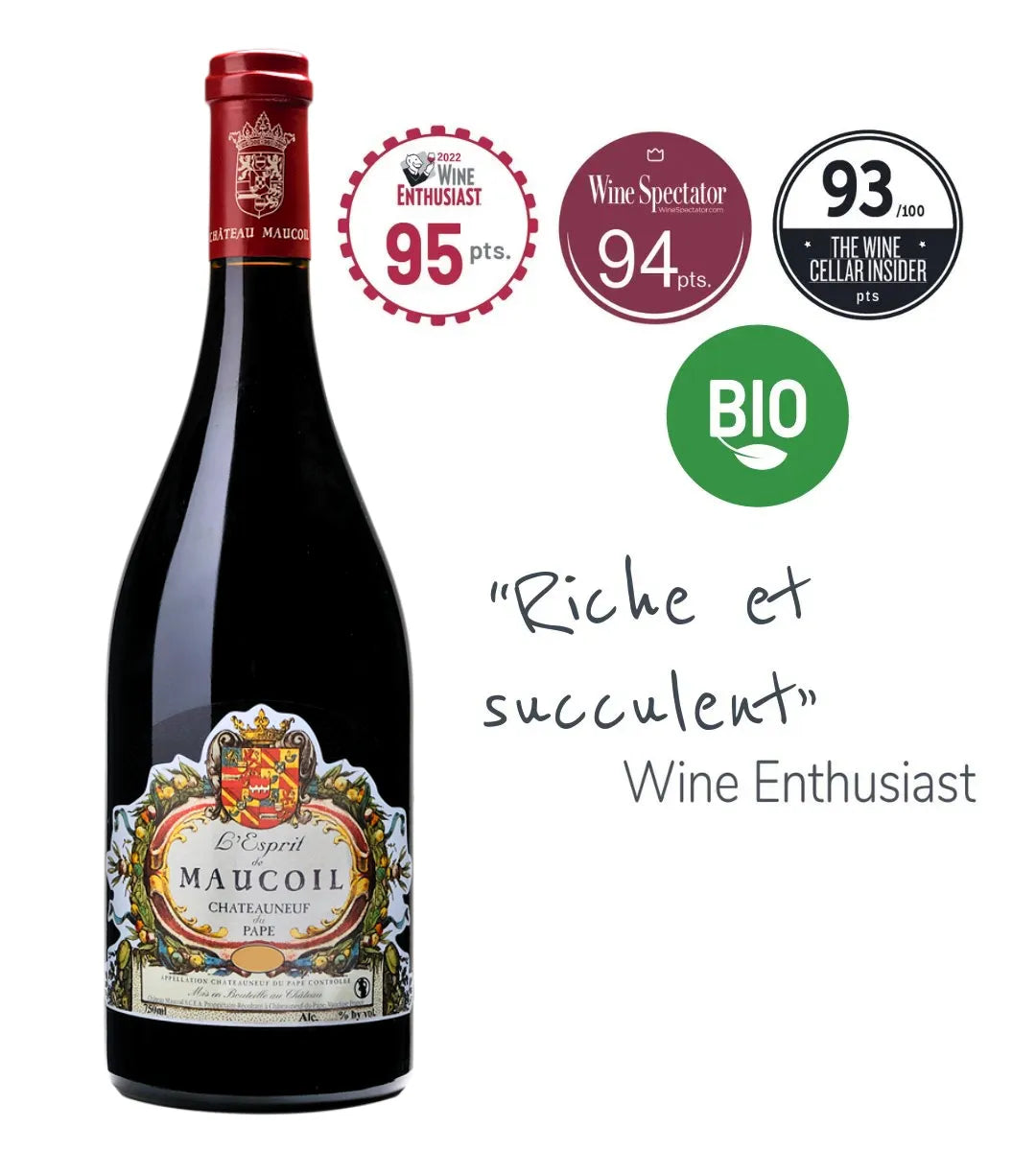 Chateau Maucoil Chateauneuf du Pape Esprit 2016