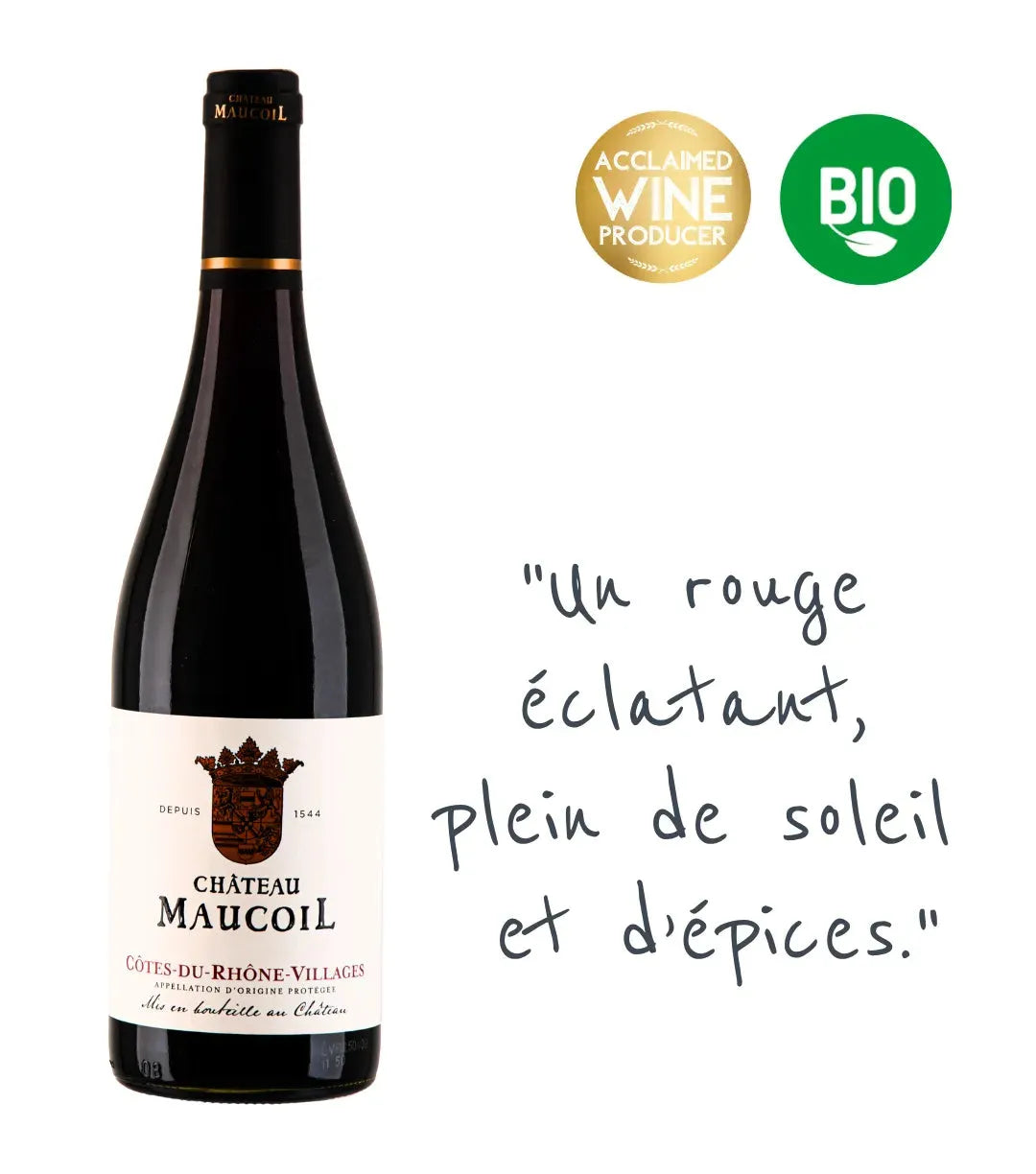 Château Maucoil, Côtes du Rhône Villages, Rouge 2024