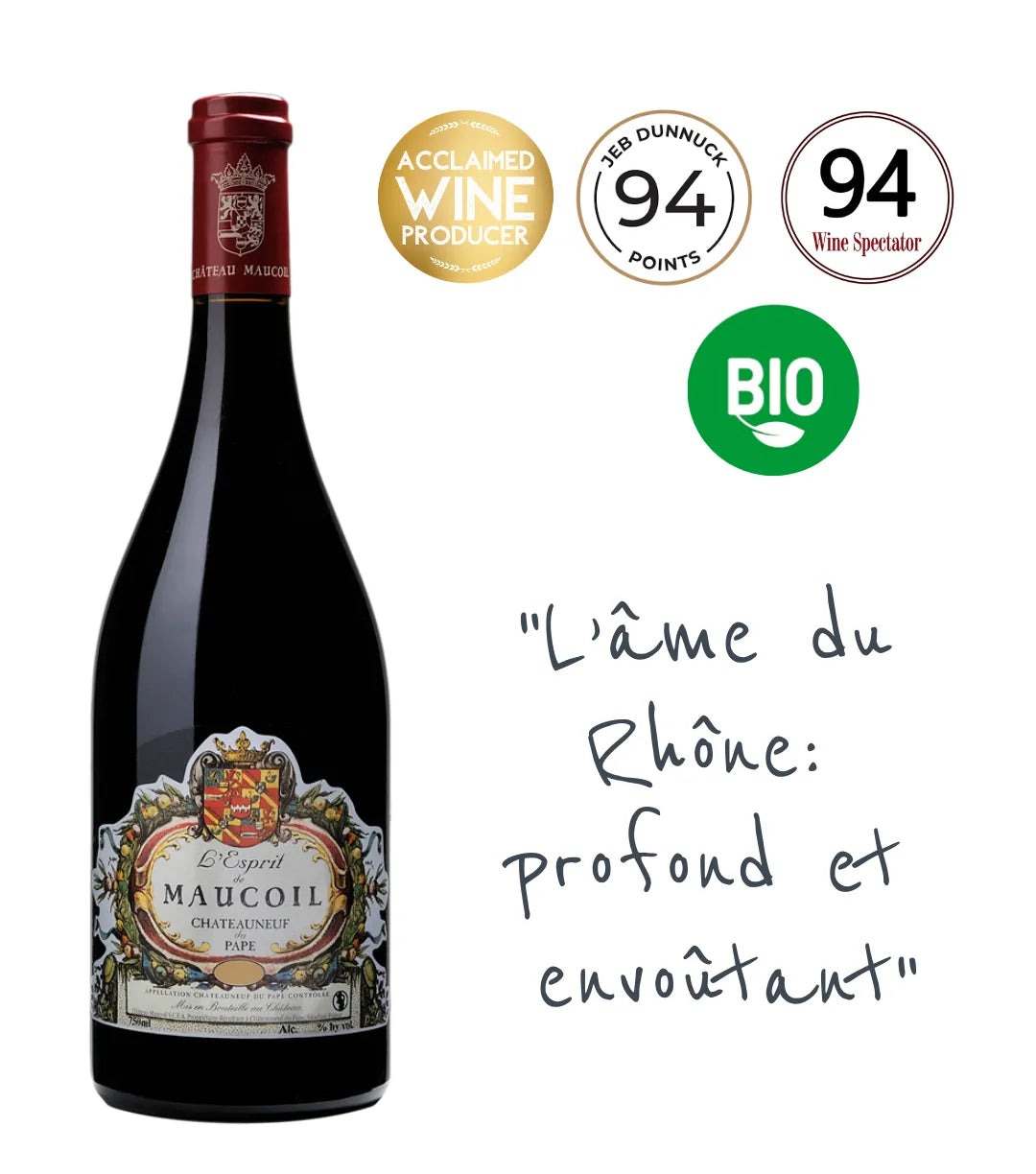 Chateau Maucoil Esprit Chateauneuf du Pape 2015 Rhone