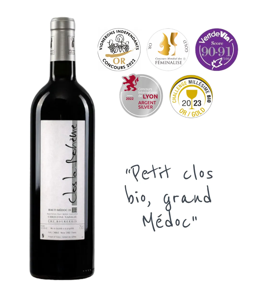 Clos La Boheme Haut-Medoc 2019