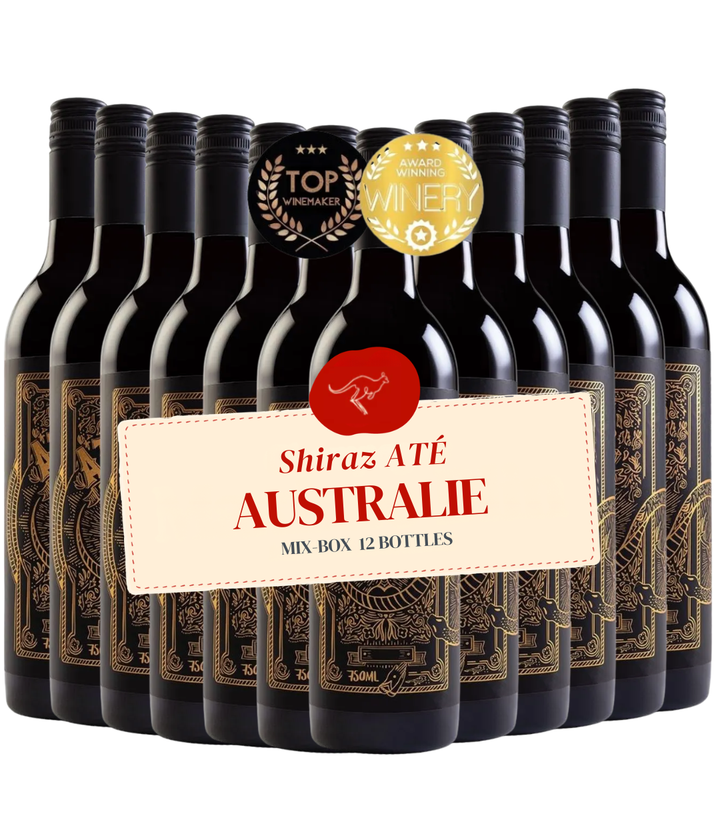 Coffret 12 bouteilles - Shiraz Australie Até