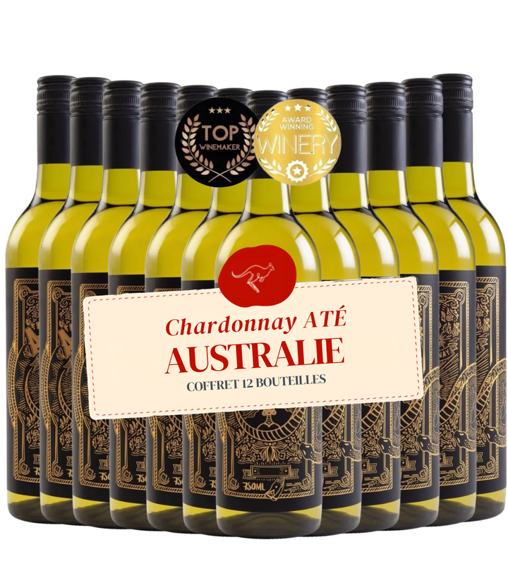 Coffret 12 bouteilles - Chardonnay Australie Até