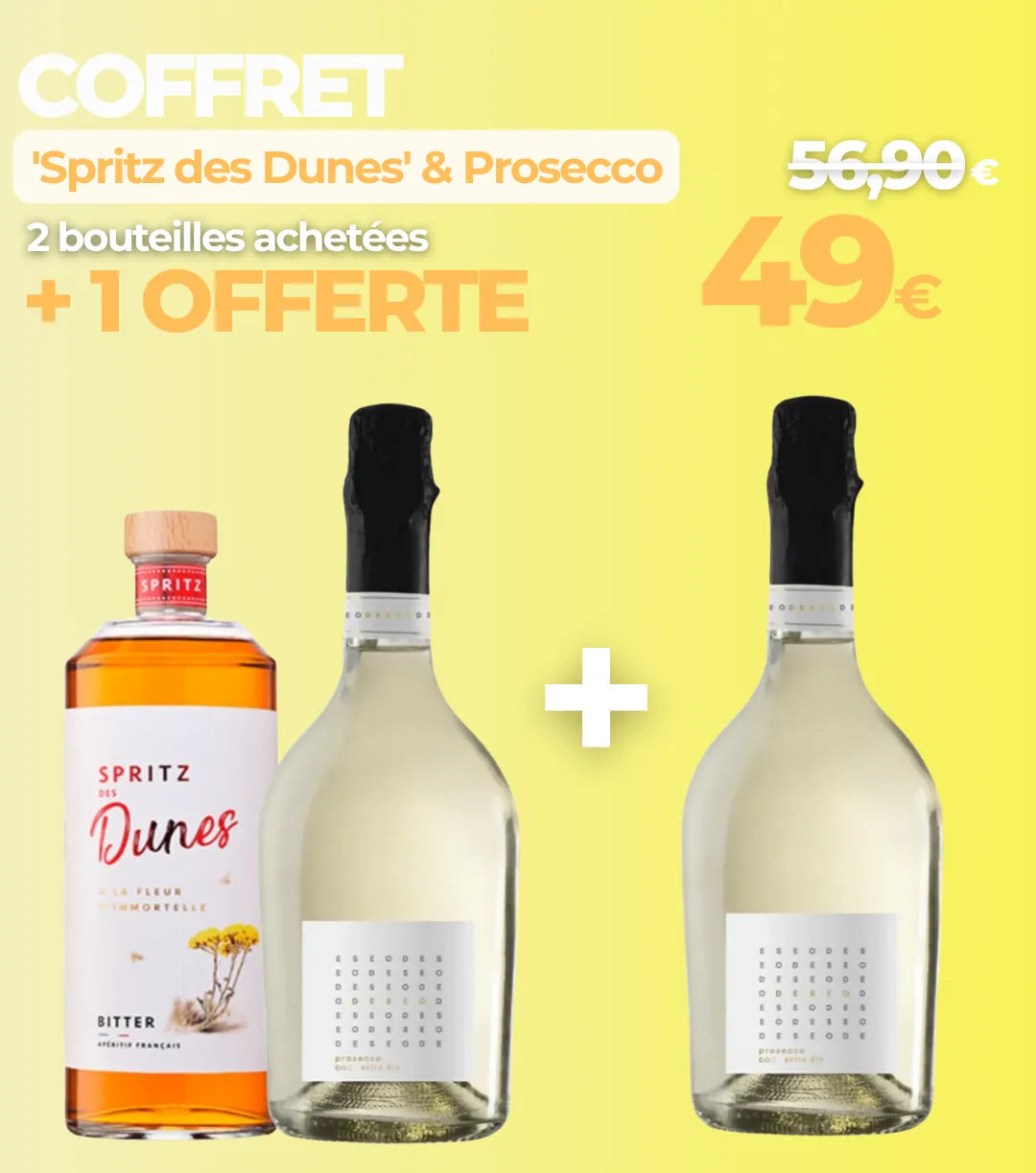 spritz des dunes et prosecco