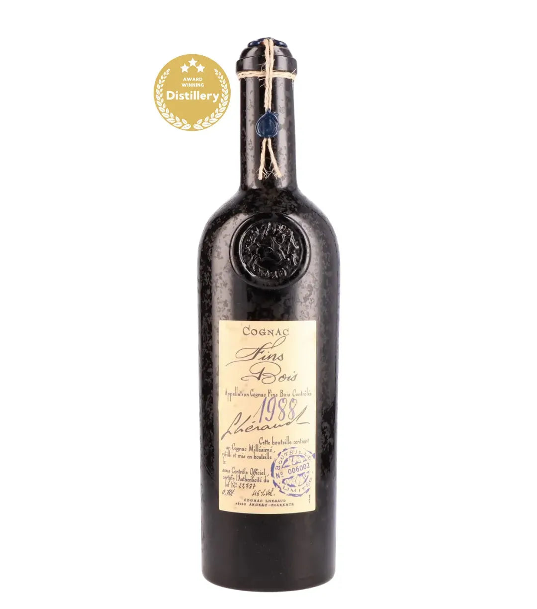 Cognac Lheraud Fins Bois 1988