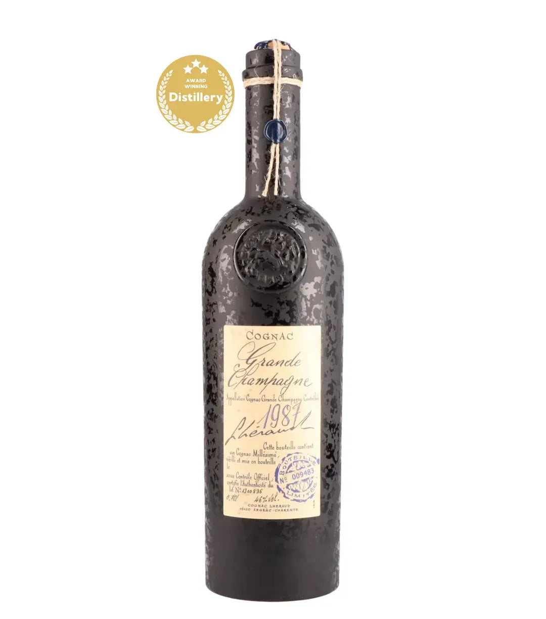 Cognac Lheraud Grande Champagne 1987