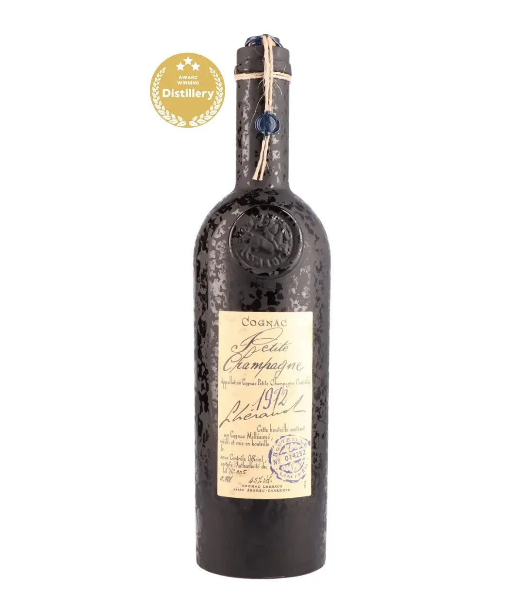 Cognac Lheraud  Petite Champagne 1972