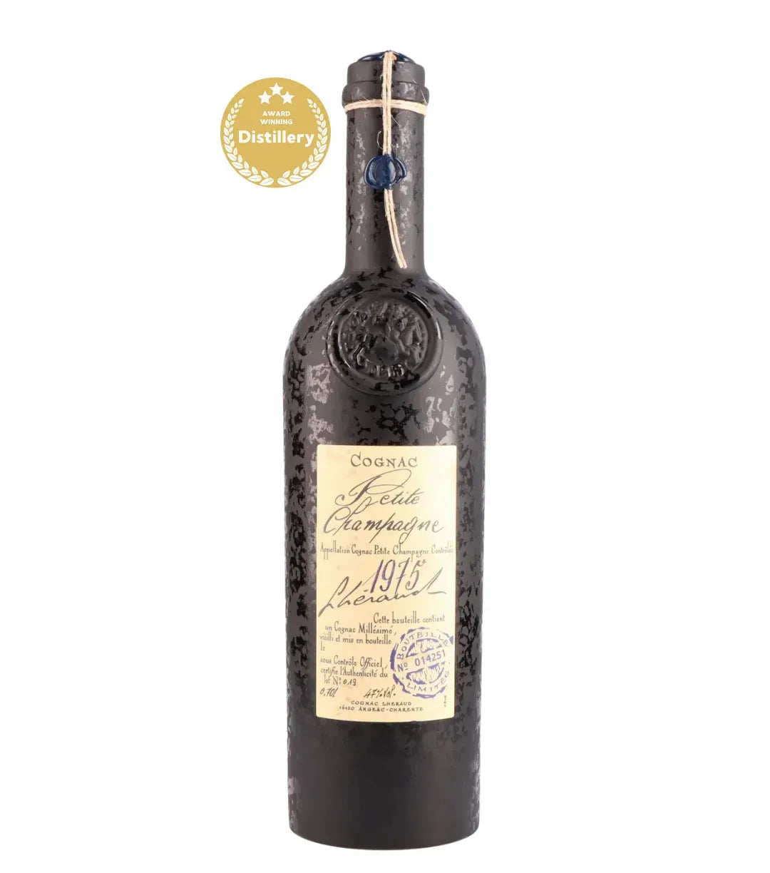 Cognac Lheraud  Petite Champagne 1975