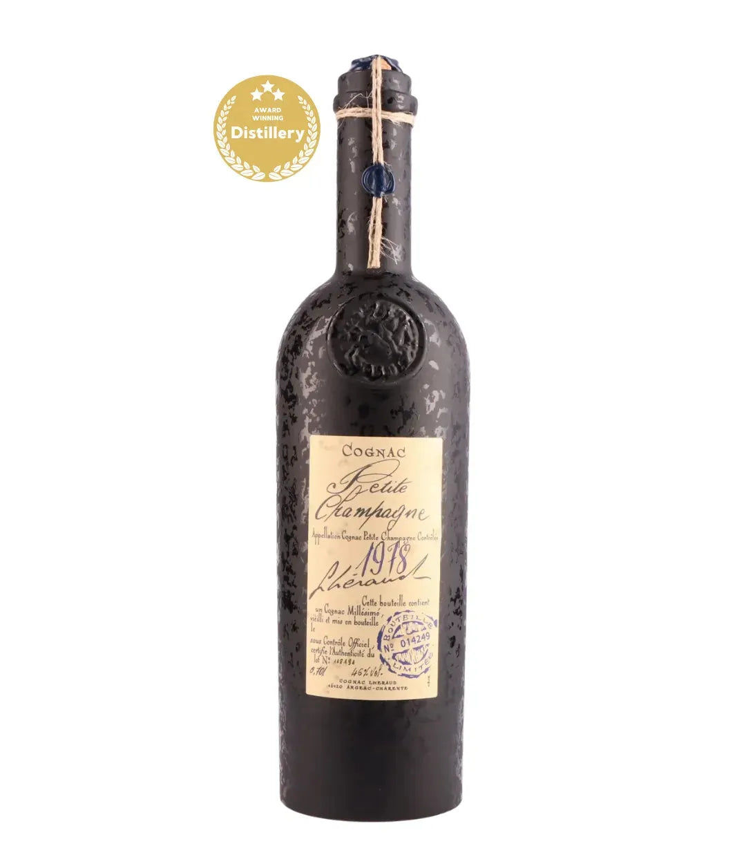 Cognac Lheraud  Petite Champagne 1978
