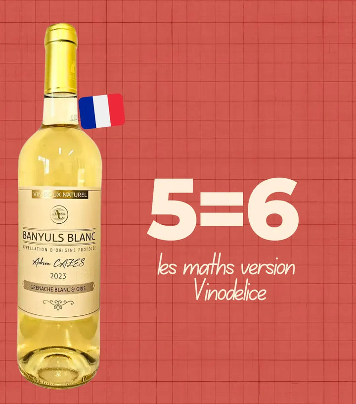 Cuvée Adrien Cazes, Banyuls Blanc 2023, Vin Doux Naturel
