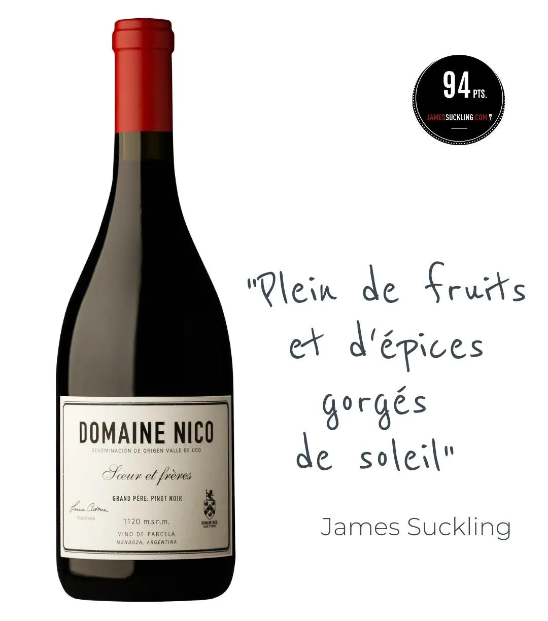 Domaine Nico Soeur et Frères, Grand Père, Pinot Noir 2021
