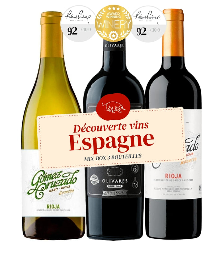 Mix-box Découverte Vins Espagne