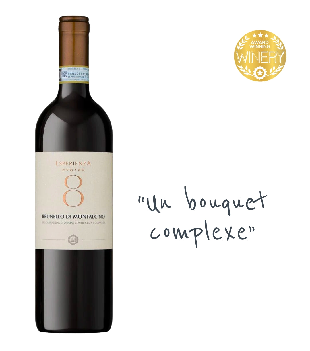 Esperienza 'Numero 8', Brunello di Montalcino 2018