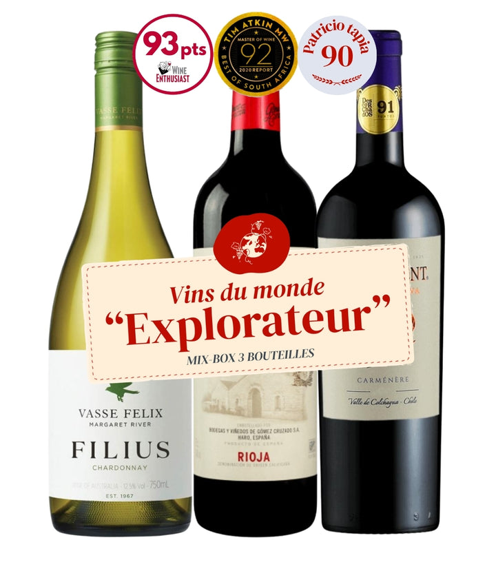 Mix-box Vins du Monde 'Explorateur'