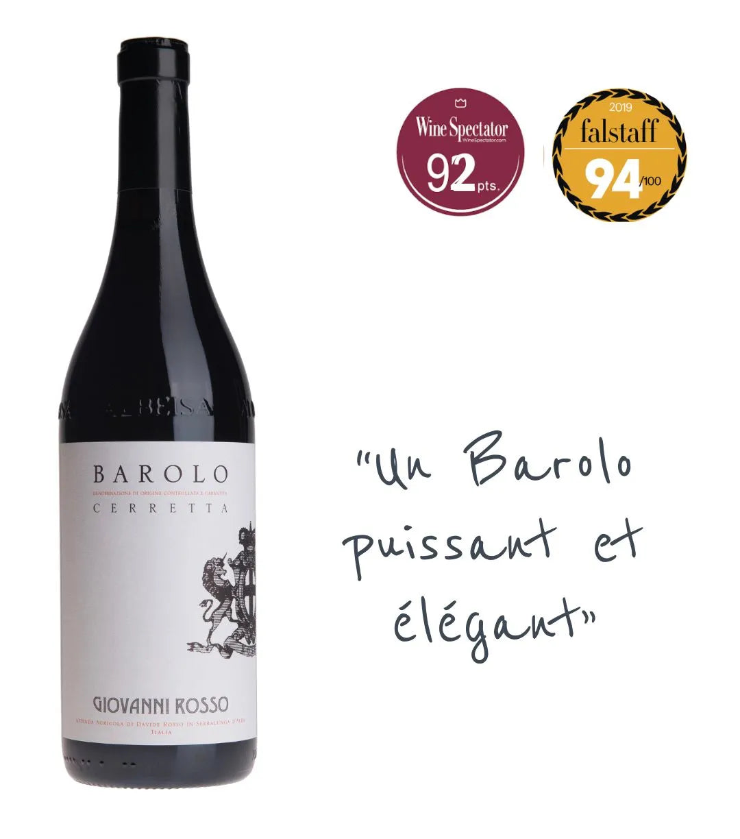 Giovanni Rosso, Barolo Cerretta 2015 