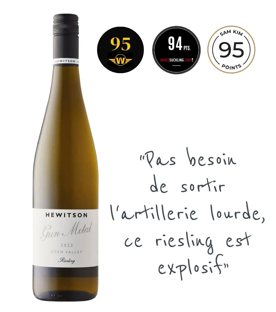 Hewitson, 'Gun Metal' Riesling 2022
